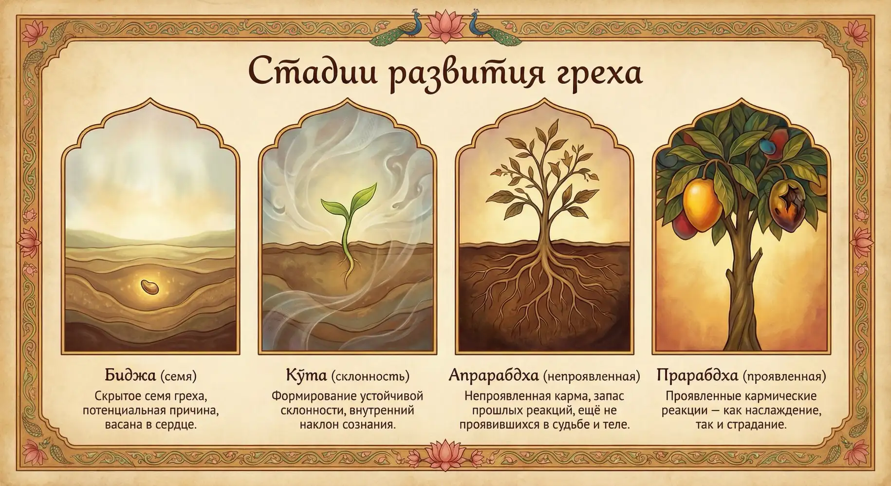 Стадии развития греха